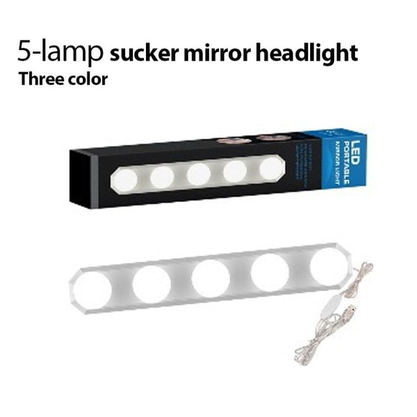 USB LED 5V Makeup Mirror Light Bulb Hollywood Vanity Lights Stepless Dimmable Wall Lamp5 10Bulbs Kit for Dressing Table