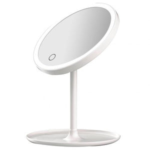 LED Professional Lighted Mirror With Light for makeup Adjustable Light Touch Screen Table Make-up Led Mirror Eyelash Brush