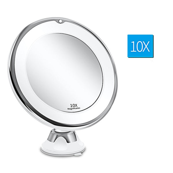 LED Mirror Makeup Mirror with LED light vanity Mirror 7X Magnifying Mirror LED Miroir Grossissant Magnifying Dropshipping Vip