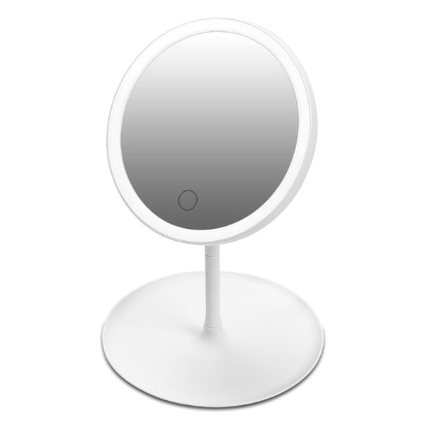 Makeup Backlit Mirror Light With Natural White LED Daylight Vanity 10X or Makeup Mirror Dimmable touch-sensitive LED mirror