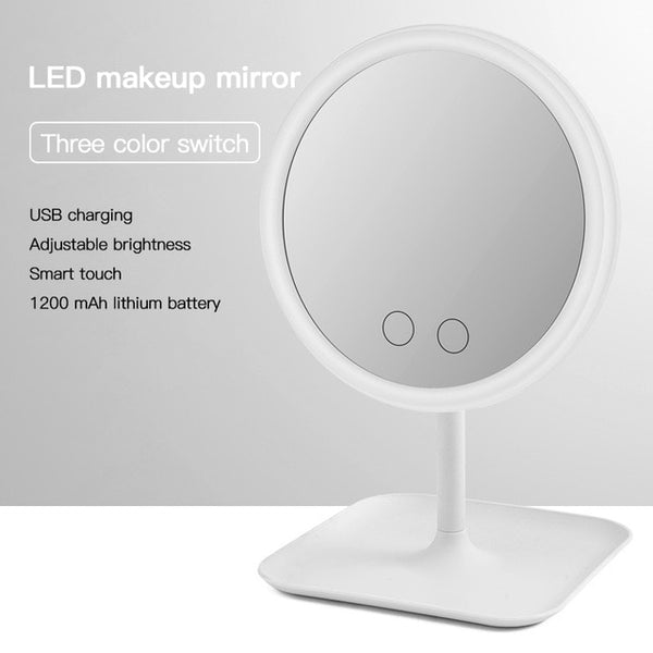 Makeup mirror with led light Dressing table mirror beauty ring light mirror Beauty Tools For Photo fill light small mirrors